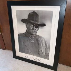 John Wayne Framed Portrait